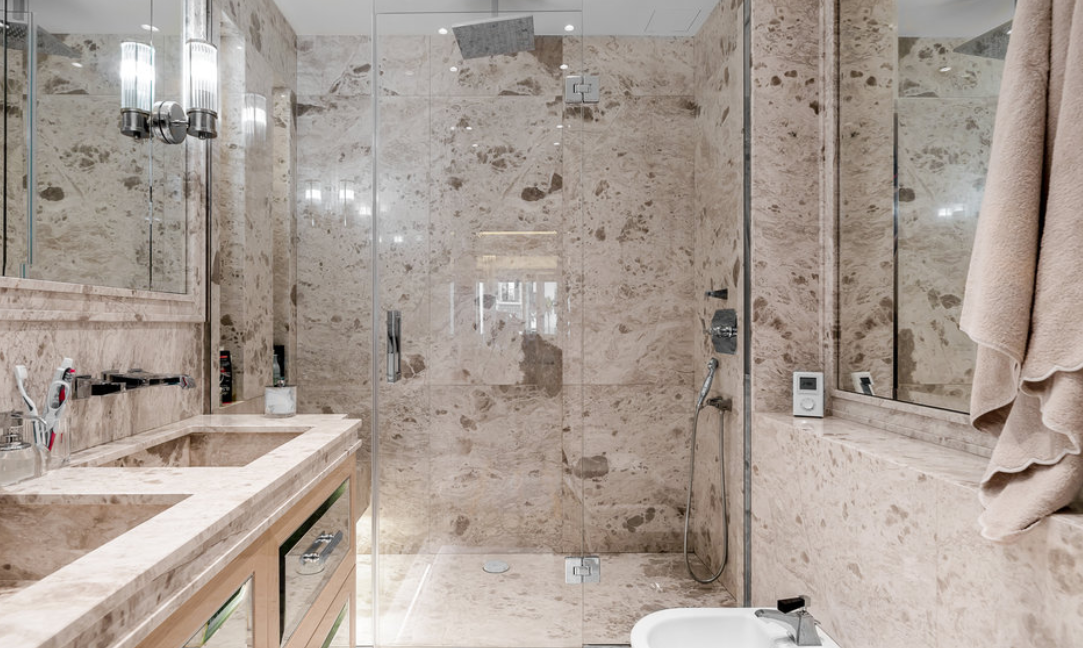 Luxury Apartment Monaco Fontvieille Bathroom Shower Guetig Group
