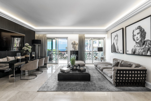 Luxury Apartment Monaco Fontvieille Living Room Guetig Group