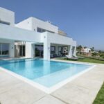 5 bedroom golf and sea view villa in El Paraiso Estepona Outside