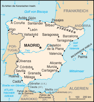 Detailed map of property location Spain Guetig Group