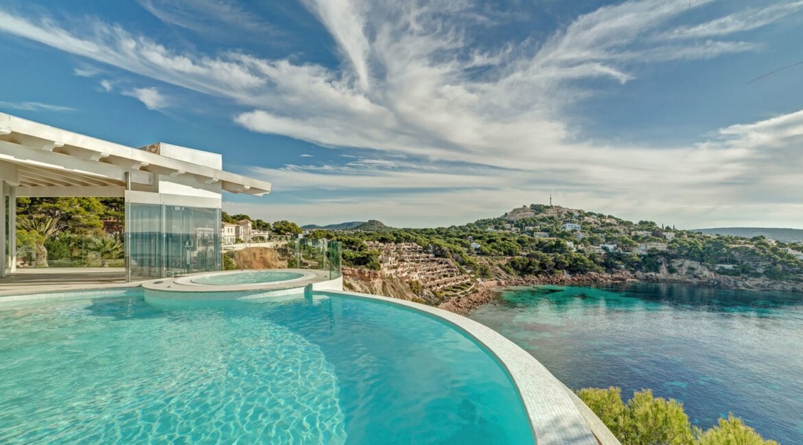 Luxus Villa in erster Meereslinie Santa Ponsa-13