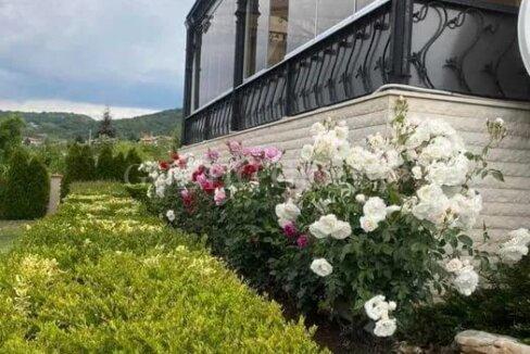 Haus mit Meerblick in Varna Manastirski Rid Bulgarien Garten