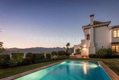 Villa in Marbella La Zagaleta Garten mit Pool Guetig Group