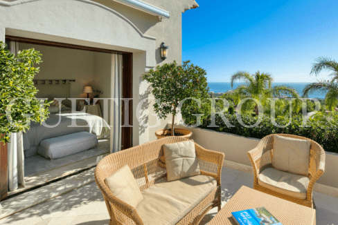 Villa in Marbella Sierra Blanca mit Meerblick Terrasse with Oceanview