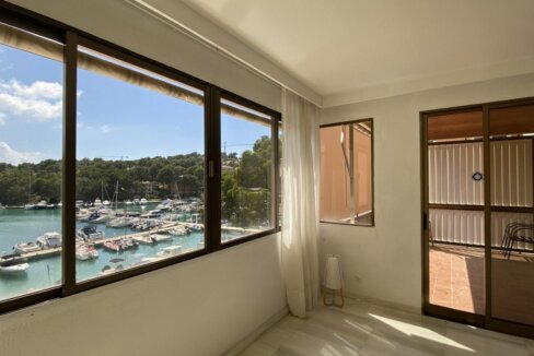 Wohnung auf Mallorca in Santa Ponsa direkt am Hafen-wohnzimmer